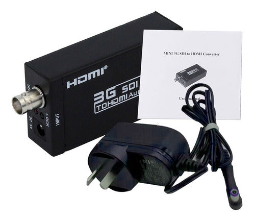 TodoMicro SDI to HDMI Converter with Full HD 1080P Power Supply 1