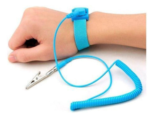 Mechanic Anti-Static Bracelet with Cable for Electronic Repair 0