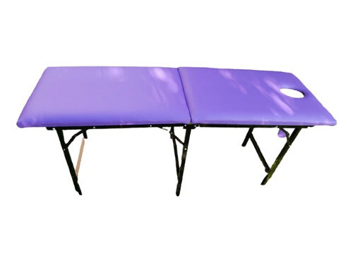 Reinforced Folding Massage Bed 60x180x75 6