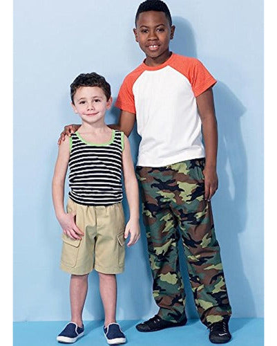 McCall's Patterns Raglan Sleeve and Tank Tops/Cargo Shorts A 1