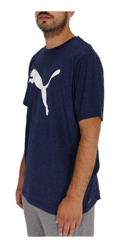 Puma Heather Cat Men's T-Shirt Blue Jjdeportes 1