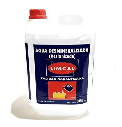 Limcal Demineralized Deionized Water 5 Liters 0