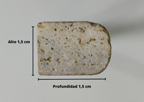 Revestylo Lapiz Listel Travertino Chiaro 1,5x30 Cm 2