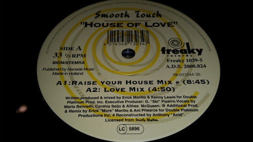 Smooth Touch House Of Love (in My House) Holland Vinilo Maxi 1