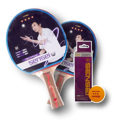 Sensei Professional 4 Star Ping Pong Combo Set - Limited Offer! 1