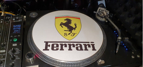 DJPROAUDIO Ferrari Blanco Espuma Paño Slipmat Lavable Exclusivo Excelen 7