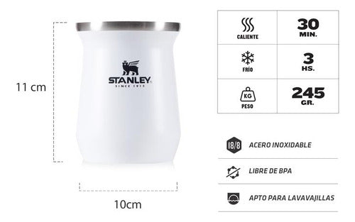 Stanley Classic Mate 237ml Blanco 1