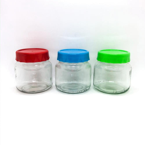 ByF Deco 50 Plastic Lids for Jam Jars - Secure Closure 5