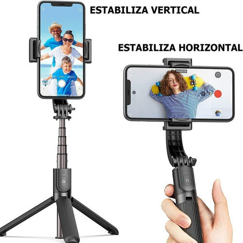 Kit Tripé Bastão Estabilizador Para Celular Microfone Vídeo 1