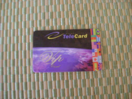 Tarjeta Telefonica Coleccionismo Telecard Planeta Tierra 2 0