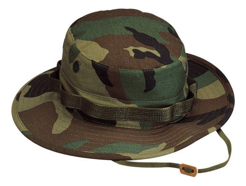 Rothco Woodland Camouflage Boonie Hat 0