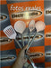 The Kitchen Set Utensils Steel Handle X 4 Units Frother Slotted Spatula 1