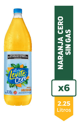 Levite Cero Flavored Water Orange 2.25L x6 0