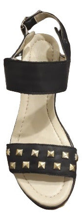 La Faustina Women's Sandal with Adjustable Strap and Studs 1