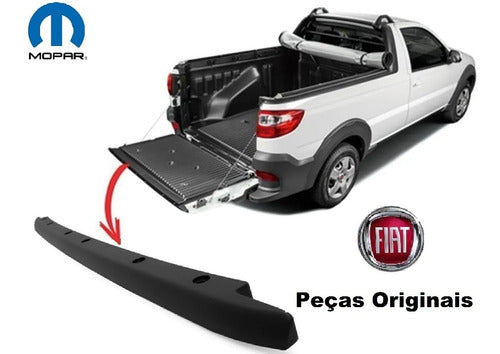 Acabamento Tampa Traseira Strada 2017 Original Fiat 1