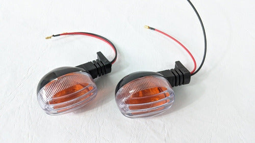 Zanella Sol Fire 50 Transparent Turn Signal Light Set of 4 3