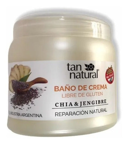 Tan Natural Chia Ginger Cream Bath - Gluten-Free - 250g 1