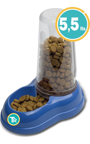 Dispensador Y Bebedero Para Perro Y Gato 5.5lts + Envío 0