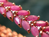 Luli 925 Silver Bracelet with 82 Rubies & 7 Genuine Diamonds 4