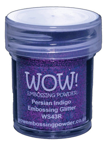 WOW Scrapbook Wow Polvo Embossing 15ml White Persian Indigo 0