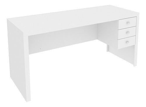 Mesa Para Escritório Me4113 Mdp Branco - Gran Belo 0