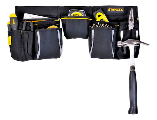 Stanley Double Tool Belt with Hammer Holder 0