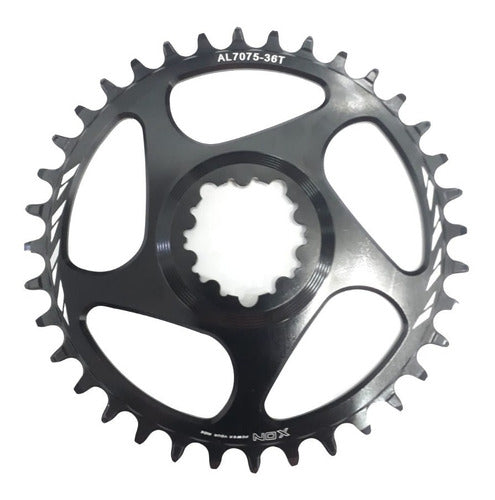 XON Round MTB Chainring for SRAM 34T Al 7075 - Solo Bici 0