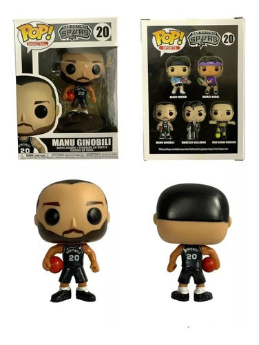 Figura Muñeco Manu Ginobili Funko Pop Basket Nba Basketball 1