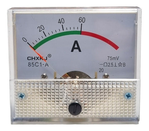 CHXKJ Amperimetro De Panel Analogico De 0-60a Nuevos 0