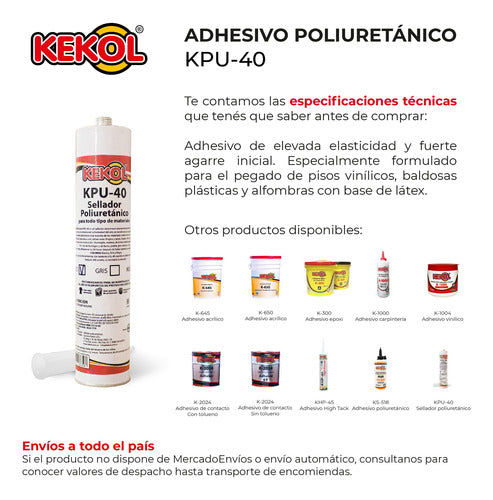 Kekol KPU40 Polyurethane Sealant - 300ml 2