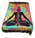 Indian Two-Plaza Bedspread Blanket, Elephants, Mandala 6