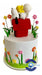 Handcrafted Snoopy Birthday Cake with Woodstock and Charlie Decorations 0
