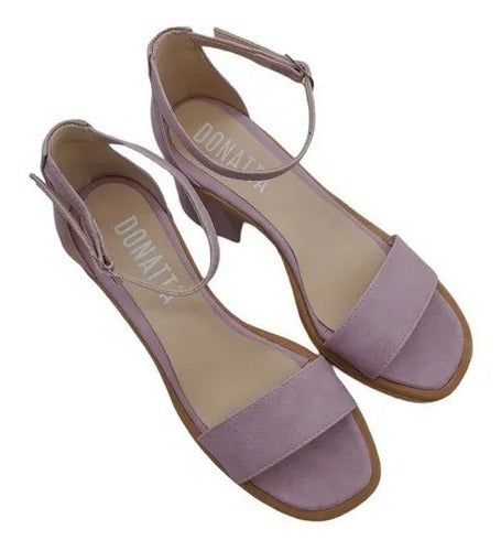 Elegant Low Heel Women's Sandals for Parties by Donatta 28