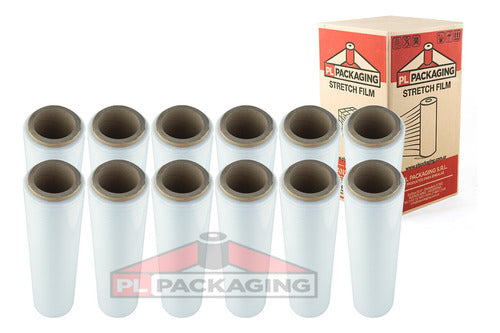 Film Stretch for Packaging Roll 50 cm x 12 Rolls - Packaging 2