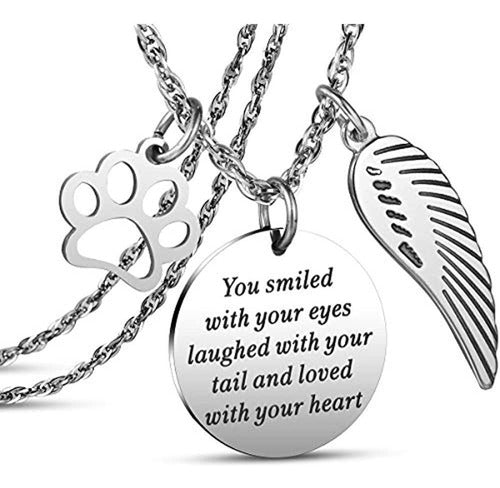 Jantodec Jewelry Pet Memorial Necklace for Lost Pets 0