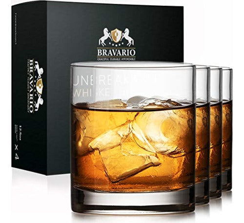 Vasos De Whisky De Plástico Tritan Irrompibles Bravario | Ro 0