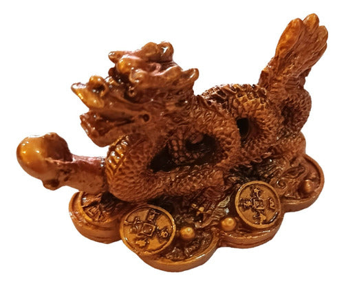 Dragon Feng Shui Figure with Prosperity Coins 0