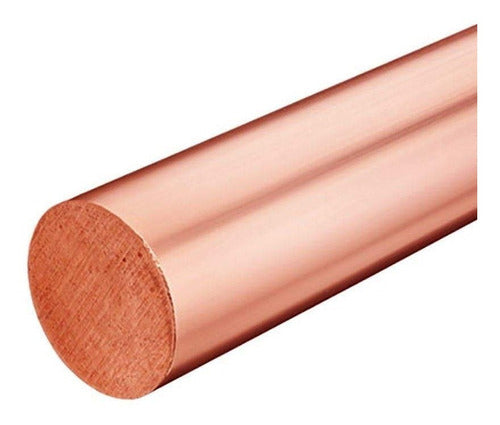 Alumina Argentina SRL Round Copper Bar 25.4 mm x 500 mm Distributor 0