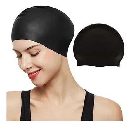 Genius.Uy Comfortable Silicone Swim Cap Ideal for Swimming Practice 5