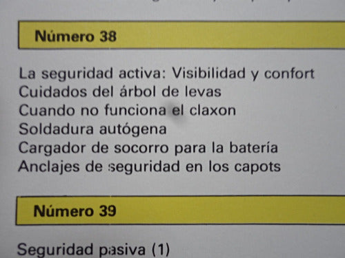 Enciclopedia Practica Del Automovil, Nº 36 Ed. Nueva Lente 1