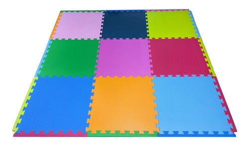 Kit 2 Tatames Tapete Encaixe Eva Bebe Infantil 50x50 10mm 0