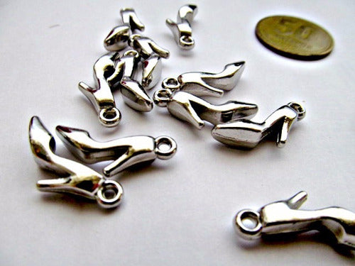 Shine Bijoux 50 Stiletto Shoe Charms for Quinceañera Parties 1