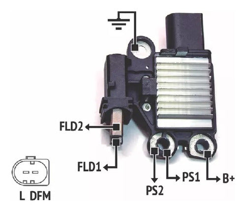 Valeo Voltage Regulator Alternator Rnv 712910 0