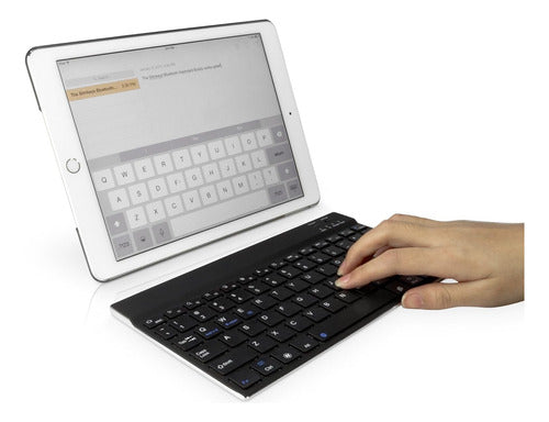 LG G Stylo Keyboard, Boxwave [SlimKeys Bluetooth Keyboard] Black Obsidian 4