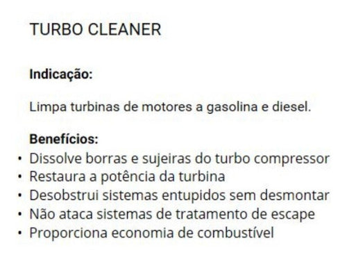 Turbo Cleaner 200ml Spray Limpeza Turbo Limpa Turbina Wynns 1