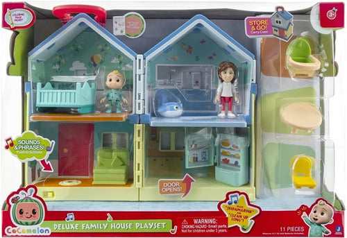 CoComelon Family House Sound 2 Figures Accessories Suitcase 9