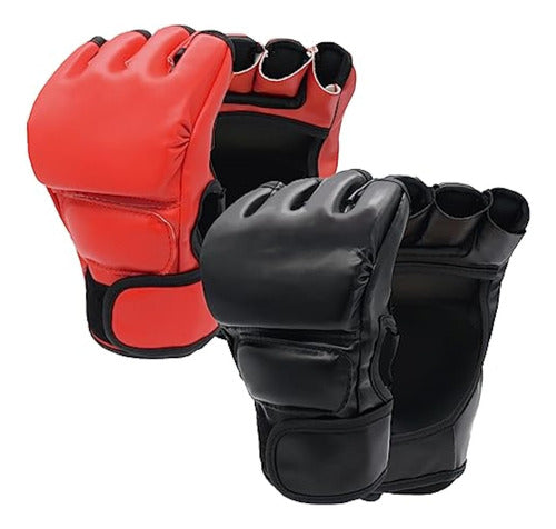 Set of 2 Pairs of Boxing Gloves for Men 0