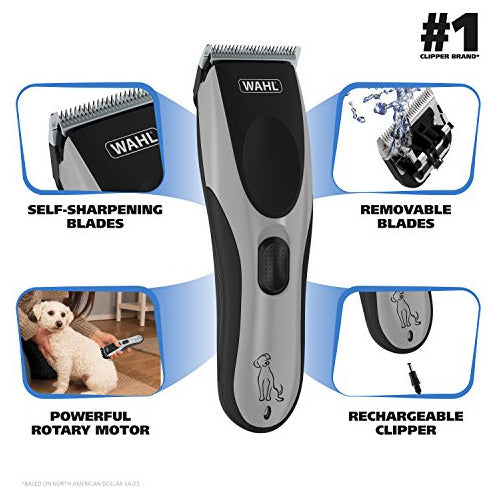 Wahl Easy Pro Pet Grooming Kit - Rechargeable Dog Clipper 1