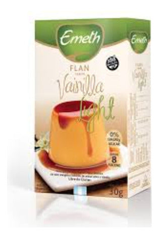 Emeth Flan Light Sabor Vainilla 60gr X 6 Unidades 0