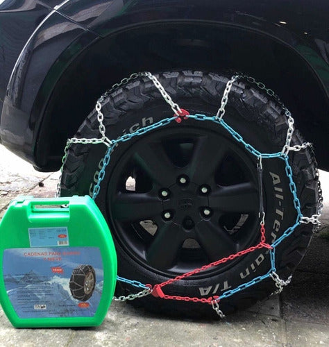 Iael Snow Mud Chains 16mm for Pickup Trucks Rod 15 16 17 18 19 Cd-245 3